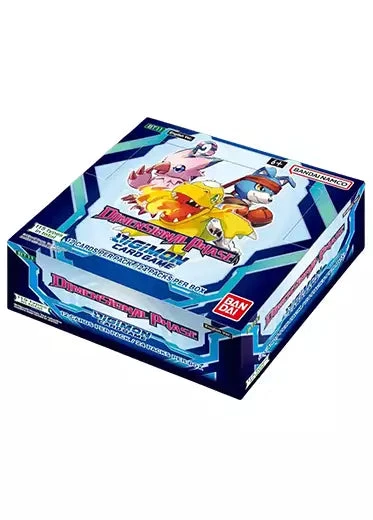 Digimon Card Game: Dimensional Phase BT11 - Booster Box Digimon Card Game: Dimensional Phase BT11 - Booster Box -Double Sleeveds Store Digimon TCG Dimensional Phase BT 11 Booster