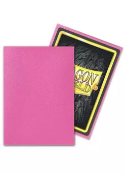 Dragon Shield: Matte Sleeves (100, Standard Size) 6 Dragon Shield: Matte Sleeves (100, Standard Size) -Double Sleeveds Store Dragon Shield Matte Sleeves Pink Diamond