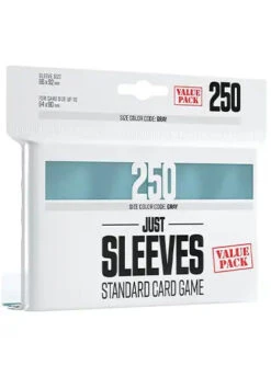 Gamegenic: Just Sleeves - Standard Card Game Value Pack 250 (Clear)