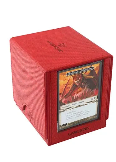 Gamegenic: Sidekick PRO 100+ XL Convertible Deck Box Gamegenic: Sidekick PRO 100+ XL Convertible Deck Box -Double Sleeveds Store Gamegenic Sidekick Pro 100 XL Convertible Red