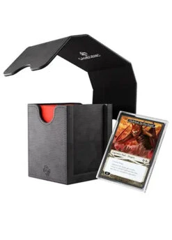 Gamegenic: Squire PLUS 100+ XL Convertible Deck Box -Double Sleeveds Store Gamegenic Squire Plus 100 XL Black Open 924f6347 528c 4bea a75e c354ece1d53b