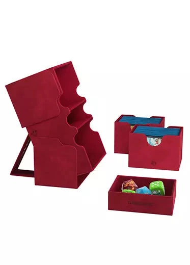 Gamegenic: Stronghold 200+ XL Convertible Deck Box Gamegenic: Stronghold 200+ XL Convertible Deck Box -Double Sleeveds Store Gamegenic Stronghold 200 XL Convertible Deck Box Red Components