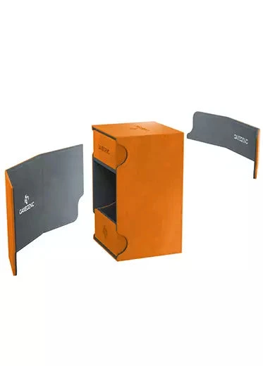 Gamegenic: Watchtower 100+ Deck Box Gamegenic: Watchtower 100+ Deck Box -Double Sleeveds Store Gamegenic Watchtower 100 Convertible Deck Box Orange Blown