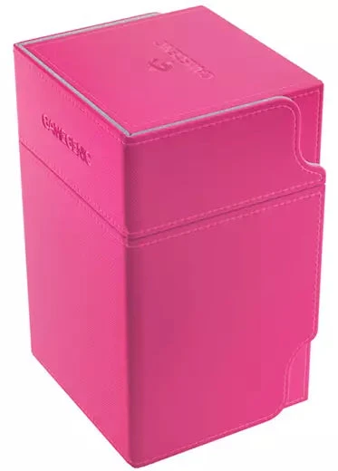 Gamegenic: Watchtower 100+ Deck Box Gamegenic: Watchtower 100+ Deck Box -Double Sleeveds Store Gamegenic Watchtower 100 Convertible Deck Box Pink
