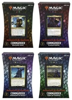 Magic The Gathering MTG: D&D: Adventures In The Forgotten Realms (AFR) - Commander Decks (Set Of 4)