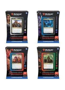 Magic The Gathering MTG: Commander Legends Battle For Baldur's Gate - Commander Deck Set Of 4
