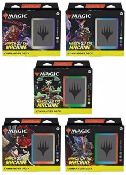 Magic The Gathering MTG: March Of The Machine - Commander Decks Set Of 5