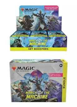 Magic The Gathering MTG: March Of The Machine - Set Booster Box + Bundle