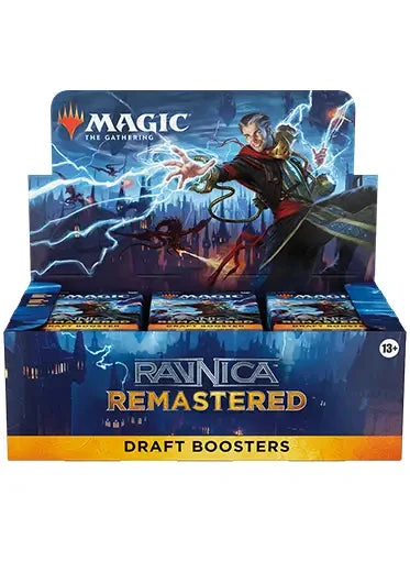 MTG: Ravnica Remastered - Draft Booster Box Magic The Gathering MTG: Ravnica Remastered - Draft Booster Box -Double Sleeveds Store MTG Ravnica Remastered Draft Booster