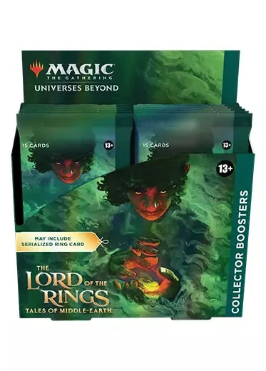 MTG Universes Beyond: Lord Of The Rings: Tales of Middle Earth - Collector Booster Box Magic The Gathering MTG Universes Beyond: Lord Of The Rings: Tales Of Middle Earth - Collector Booster Box -Double Sleeveds Store MTG Universes Beyond Lord Of The Rings Tales Of Middle Earth Collector Booster