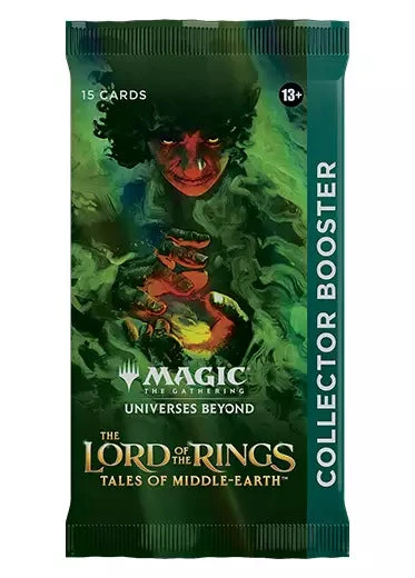 MTG Universes Beyond: Lord Of The Rings: Tales of Middle Earth - Collector Booster Pack Magic The Gathering MTG Universes Beyond: Lord Of The Rings: Tales Of Middle Earth - Collector Booster Pack -Double Sleeveds Store MTG Universes Beyond Lord Of The Rings Tales Of Middle Earth Collector Booster Pack