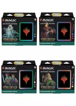 Magic The Gathering MTG Universes Beyond: Lord Of The Rings: Tales Of Middle Earth - Commander Deck - Set Of 4