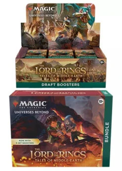 Magic The Gathering MTG Universes Beyond: Lord Of The Rings: Tales Of Middle Earth - Draft Booster Box + Bundle