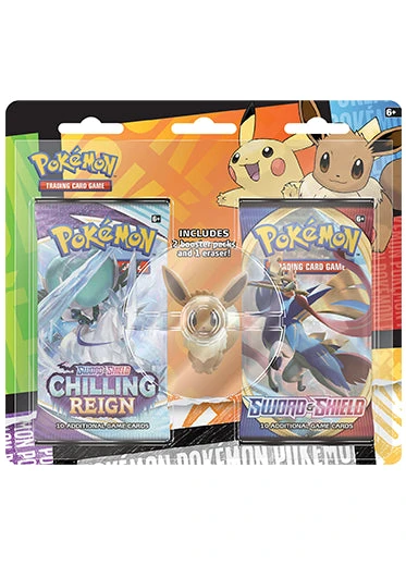 Pokemon TCG: Back To School - Eraser Blister Eevee Pokemon TCG: Back To School - Eraser Blister Eevee -Double Sleeveds Store Pokemon TCG Back To School Eraser Blister Eevee