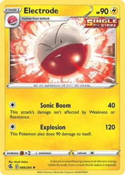 Pokemon TCG: Hisuian Electrode V Box -Double Sleeveds Store Pokemon TCG Hisuian Electrode V Box Promo 2