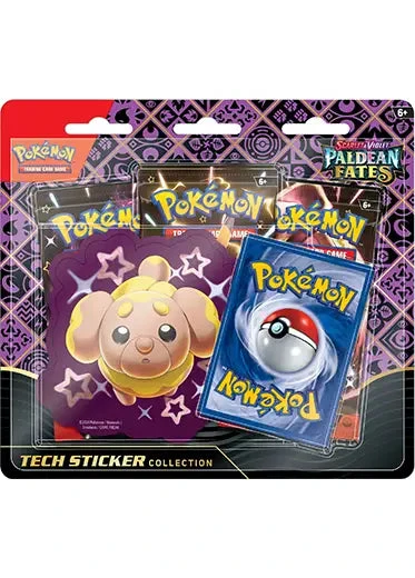 Pokemon TCG: Paldean Fates - Tech Sticker Collection Pokemon TCG: Paldean Fates - Tech Sticker Collection -Double Sleeveds Store Pokemon TCG Paldean Fates Tech Sticker Collection Shiny Fidough