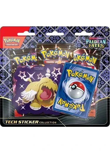 Pokemon TCG: Paldean Fates - Tech Sticker Collection Pokemon TCG: Paldean Fates - Tech Sticker Collection -Double Sleeveds Store Pokemon TCG Paldean Fates Tech Sticker Collection Shiny Greavard