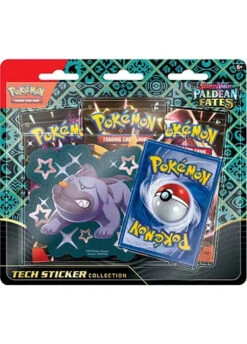 Pokemon TCG: Paldean Fates - Tech Sticker Collection 2 Pokemon TCG: Paldean Fates - Tech Sticker Collection -Double Sleeveds Store Pokemon TCG Paldean Fates Tech Sticker Collection Shiny Maschiff