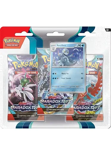 Pokemon TCG: Paradox Rift - 3-Pack Blister Pokemon TCG: Paradox Rift - 3-Pack Blister -Double Sleeveds Store Pokemon TCG Paradox Rift 3 Pack Blisters