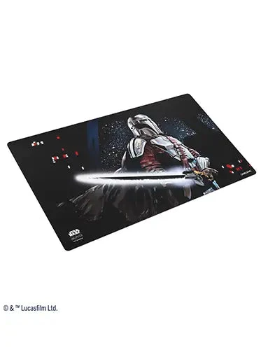 Star Wars Unlimited: Game Mat Gamegenic Star Wars Unlimited: Game Mat -Double Sleeveds Store Star Wars Unlimited Playmat Mandalorian
