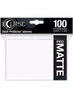 Ultra Pro: Eclipse Matte Sleeves (100, Standard Size) 9 Ultra Pro: Eclipse Matte Sleeves (100, Standard Size) -Double Sleeveds Store Ultra Pro Eclipse Matte Arctic White