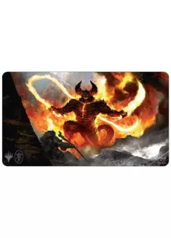 Ultra Pro: MTG Universes Beyond: Lord Of The Rings: Tales Of Middle Earth - Playmat -Double Sleeveds Store Ultra Pro MTG Universes Beyond Lord Of The Rings Tales Of Middle Earth Playmat Balrog
