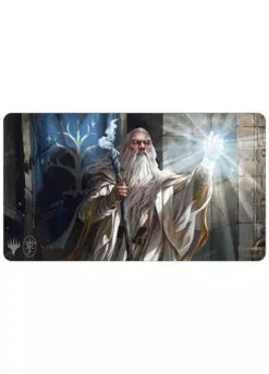 Ultra Pro: MTG Universes Beyond: Lord Of The Rings: Tales Of Middle Earth - Playmat -Double Sleeveds Store Ultra Pro MTG Universes Beyond Lord Of The Rings Tales Of Middle Earth Playmat Gandalf
