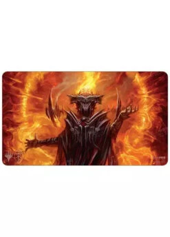 Ultra Pro: MTG Universes Beyond: Lord Of The Rings: Tales Of Middle Earth - Playmat -Double Sleeveds Store Ultra Pro MTG Universes Beyond Lord Of The Rings Tales Of Middle Earth Playmat Sauron 2