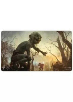 Ultra Pro: MTG Universes Beyond: Lord Of The Rings: Tales Of Middle Earth - Playmat -Double Sleeveds Store Ultra Pro MTG Universes Beyond Lord Of The Rings Tales Of Middle Earth Playmat Smeagol