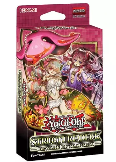 Yugioh TCG: Structure Deck - Beware the Traptrix Yu-Gi-Oh Yugioh TCG: Structure Deck - Beware The Traptrix -Double Sleeveds Store Yugioh TCG Structure Deck Beward Of Traptrix Single Deck