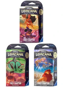 Disney Lorcana: The First Chapter - Starter Decks Set Of 3