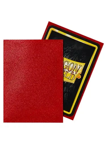 Dragon Shield: Matte Sleeves (100, Standard Size) Dragon Shield: Matte Sleeves (100, Standard Size) -Double Sleeveds Store dragon shield matte ruby
