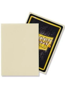 Dragon Shield: Matte Sleeves (100, Standard Size) 8 Dragon Shield: Matte Sleeves (100, Standard Size) -Double Sleeveds Store dragon shield matte sleeve ivory2