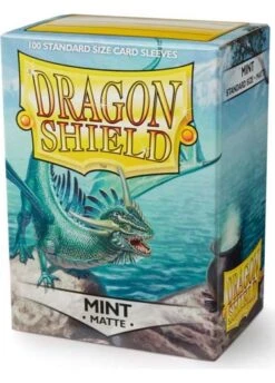 Dragon Shield: Matte Sleeves (100, Standard Size) 14 Dragon Shield: Matte Sleeves (100, Standard Size) -Double Sleeveds Store dragon shield matte sleeve mint