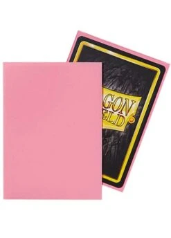 Dragon Shield: Matte Sleeves (100, Standard Size) 5 Dragon Shield: Matte Sleeves (100, Standard Size) -Double Sleeveds Store dragon shield matte sleeve pink2