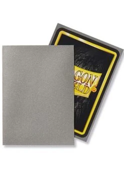 Dragon Shield: Matte Sleeves (100, Standard Size) 10 Dragon Shield: Matte Sleeves (100, Standard Size) -Double Sleeveds Store dragon shield matte sleeves silver2