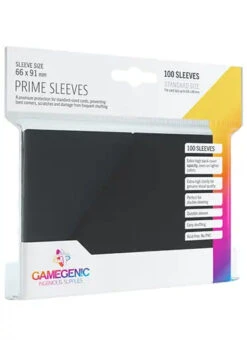 Gamegenic: Prime Sleeves -Double Sleeveds Store gamegenic prime sleeves black
