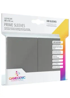 Gamegenic: Prime Sleeves -Double Sleeveds Store gamegenic prime sleeves dark grey