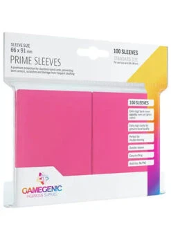 Gamegenic: Prime Sleeves -Double Sleeveds Store gamegenic prime sleeves pink