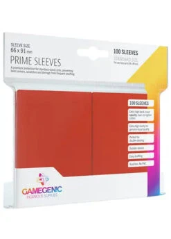 Gamegenic: Prime Sleeves -Double Sleeveds Store gamegenic prime sleeves red