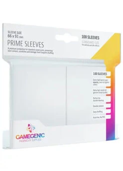 Gamegenic: Prime Sleeves -Double Sleeveds Store gamegenic prime sleeves white