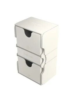 Gamegenic: Stronghold 200+ Convertible Deck Box -Double Sleeveds Store gamegenic stronghold convertible white