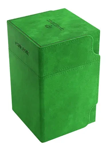 Gamegenic: Watchtower 100+ XL Convertible Deck Box Gamegenic: Watchtower 100+ XL Convertible Deck Box -Double Sleeveds Store gamegenic watchtower xl green