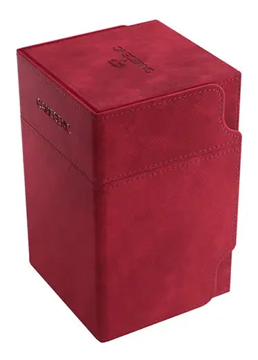 Gamegenic: Watchtower 100+ XL Convertible Deck Box Gamegenic: Watchtower 100+ XL Convertible Deck Box -Double Sleeveds Store gamegenic watchtower xl red