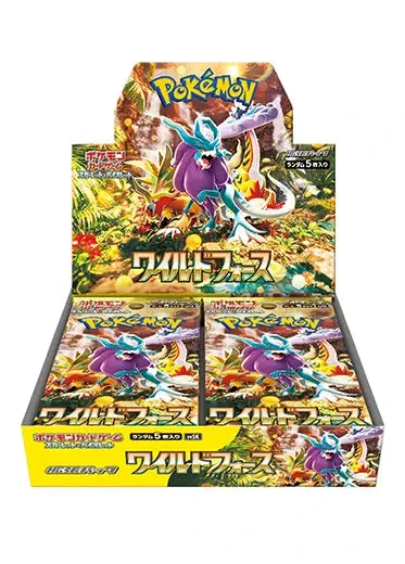 Japanese Pokemon: Wild Force / Cyber Judge - Booster Box Japanese Pokemon: Wild Force / Cyber Judge - Booster Box -Double Sleeveds Store japanese pokemon cards wild force booster