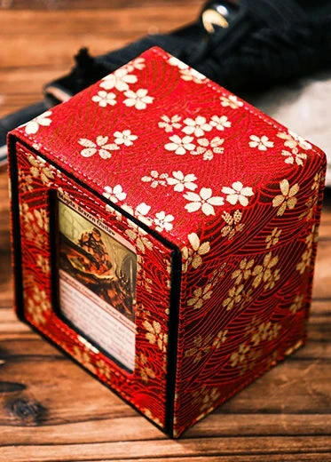 Kakapopo TCG: Deckimono Shogun Deck Box Kakapopo TCG: Deckimono Shogun Deck Box -Double Sleeveds Store kakapopo tcg deckimono shogun blood blossom