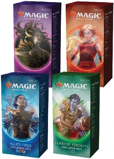 MTG: Challenger Decks 2020 - Set of 4 Magic The Gathering MTG: Challenger Decks 2020 - Set Of 4 -Double Sleeveds Store mtg challenger decks 2020 set of 4