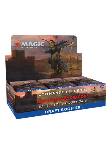 MTG: Commander Legends Battle for Baldur's Gate - Draft Booster Box Magic The Gathering MTG: Commander Legends Battle For Baldur's Gate - Draft Booster Box -Double Sleeveds Store mtg commander legends baldurs gate draft