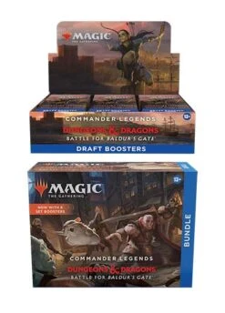 Magic The Gathering MTG: Commander Legends Battle For Baldur's Gate - Draft Booster Box + Bundle