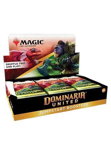 MTG: Dominaria United - Jumpstart Booster Box Magic The Gathering MTG: Dominaria United - Jumpstart Booster Box -Double Sleeveds Store mtg dominaria united jumpstart booster